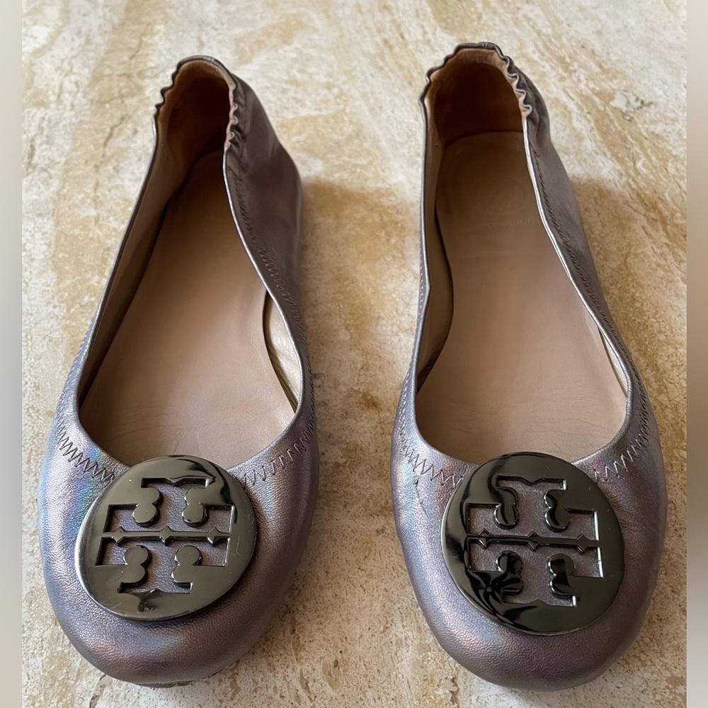 Tory Burch Travel Logo Ballet Flats